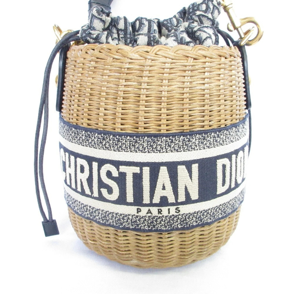 CHRISTIAN DIOR Blue Shoulder Bag